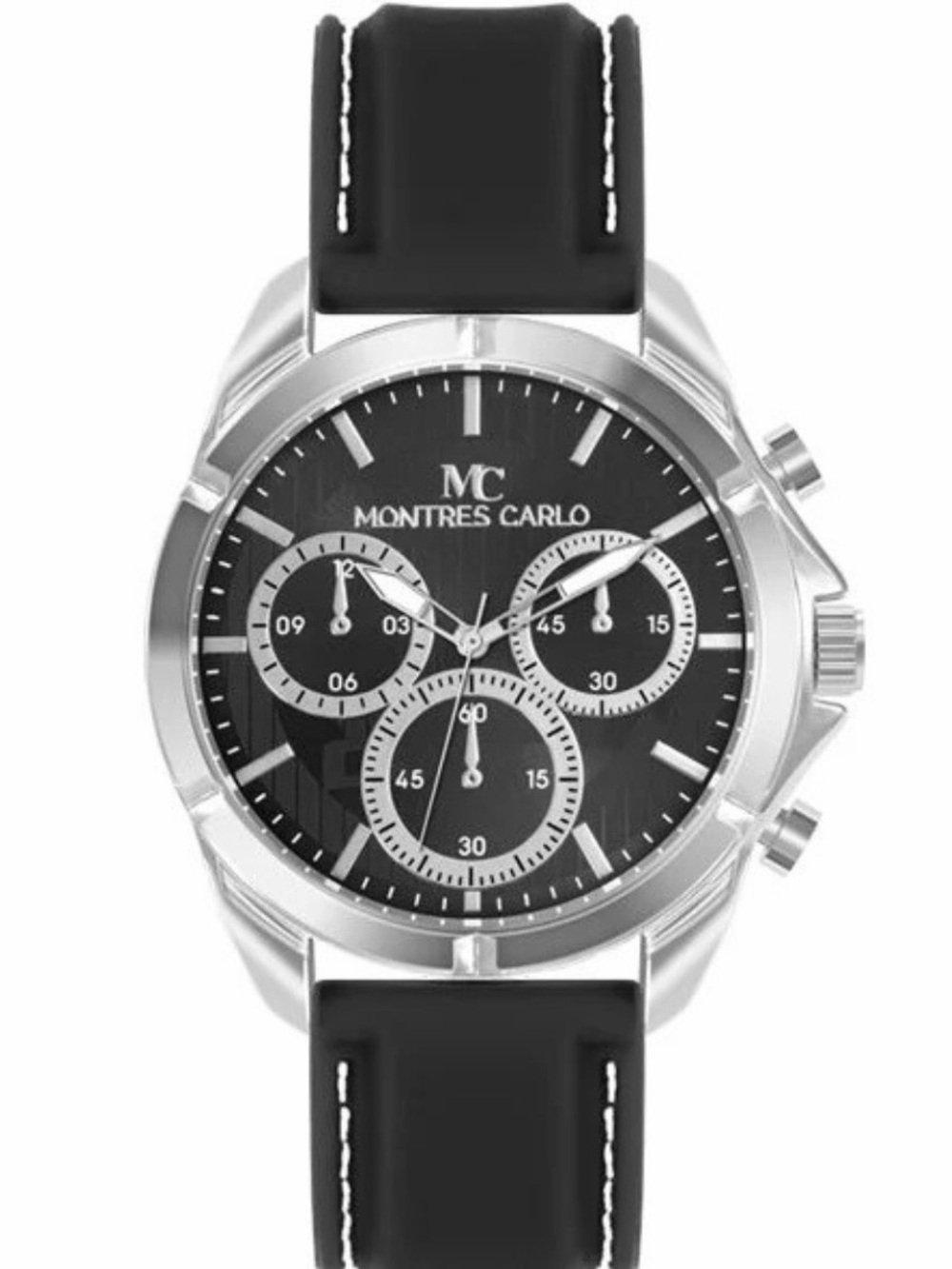 Men's Black Chronograph Watch